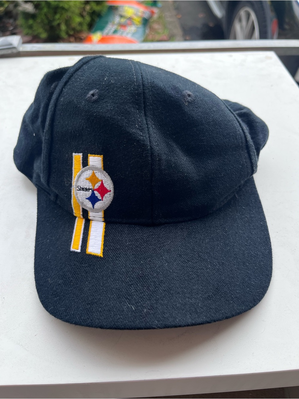 Steelers logo 7 SnapBack cap black